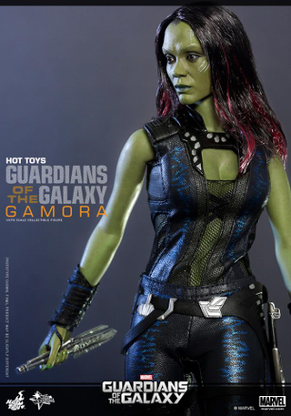 Illustration for article titled Lifelike Guardians Of The Galaxy Gamora Action Figure
